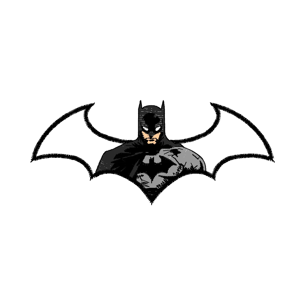 Diseño Batman 4in