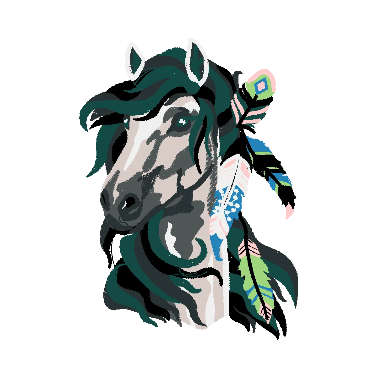 Diseño Horse-13x18
