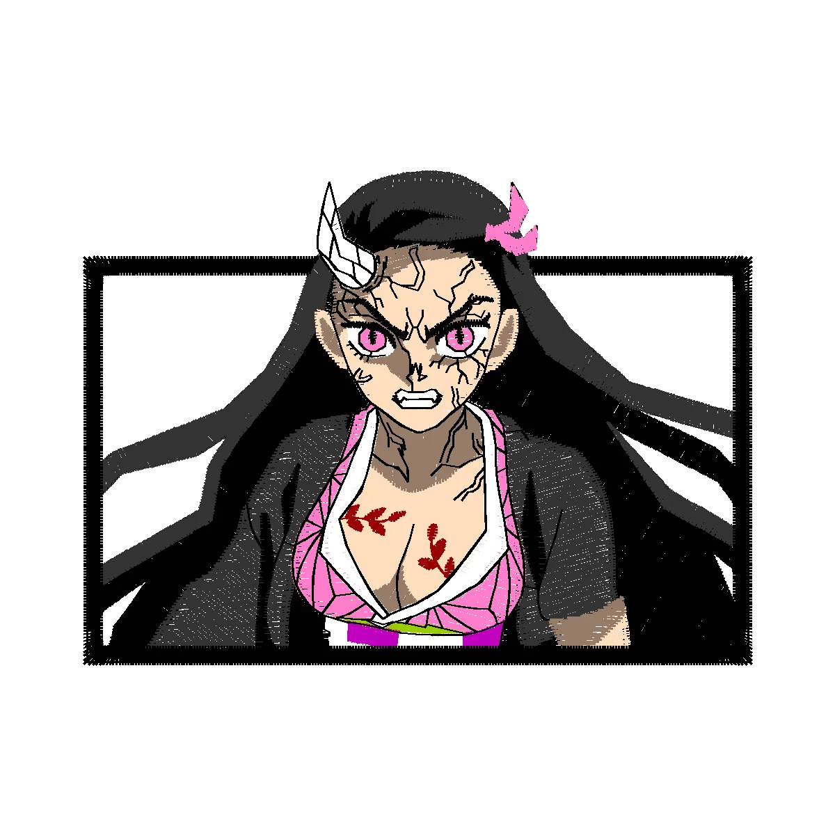 Diseño Box Nezuko v2 4in