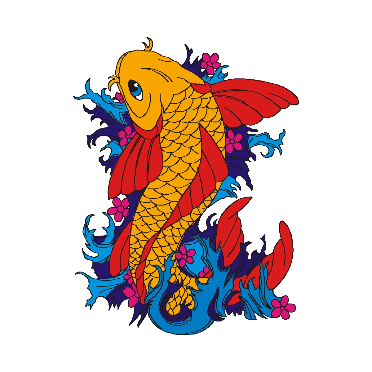 Diseño golden_carp_128x170