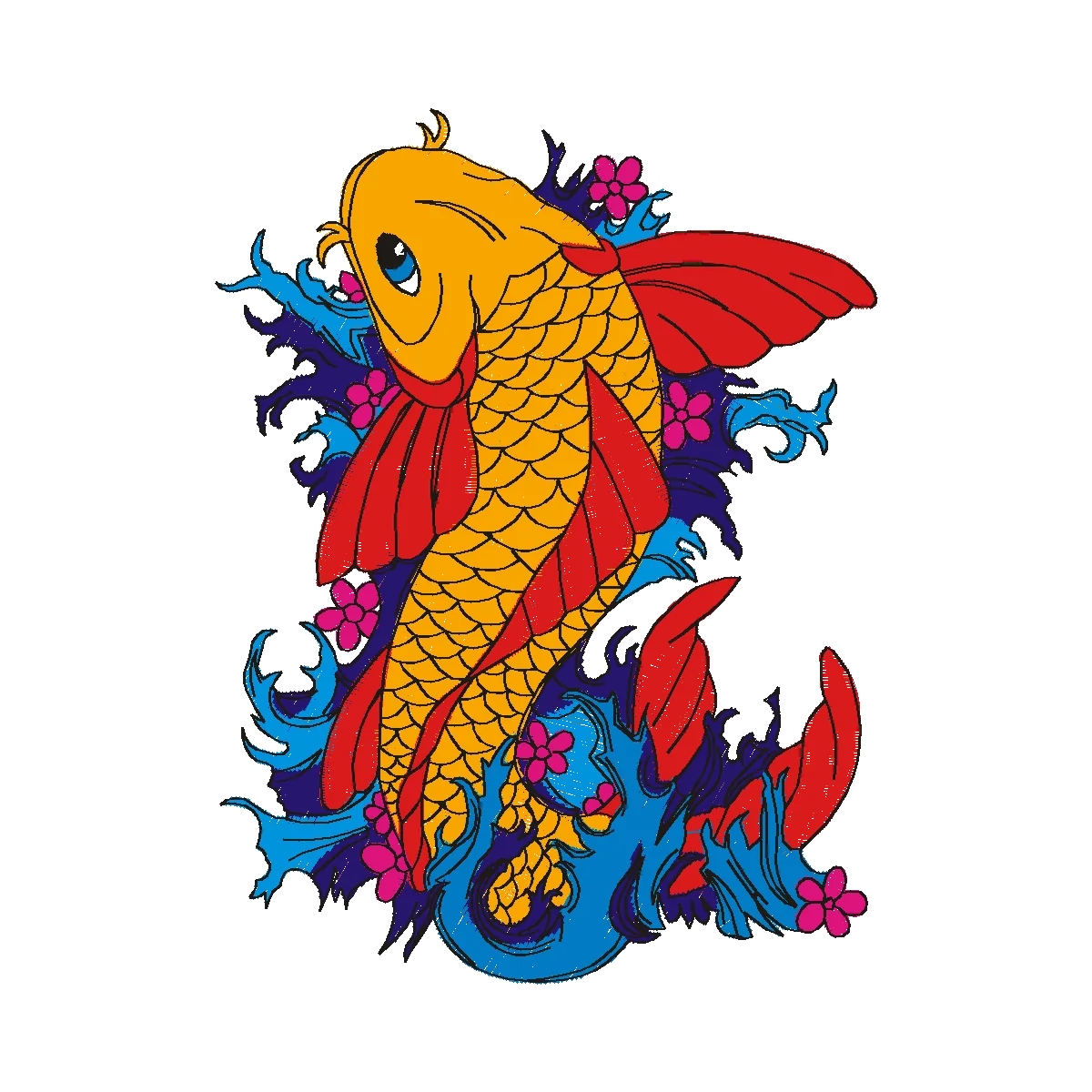 Diseño golden_carp_75x99