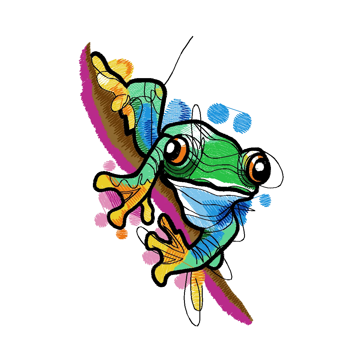 Diseño Frog(5x7)