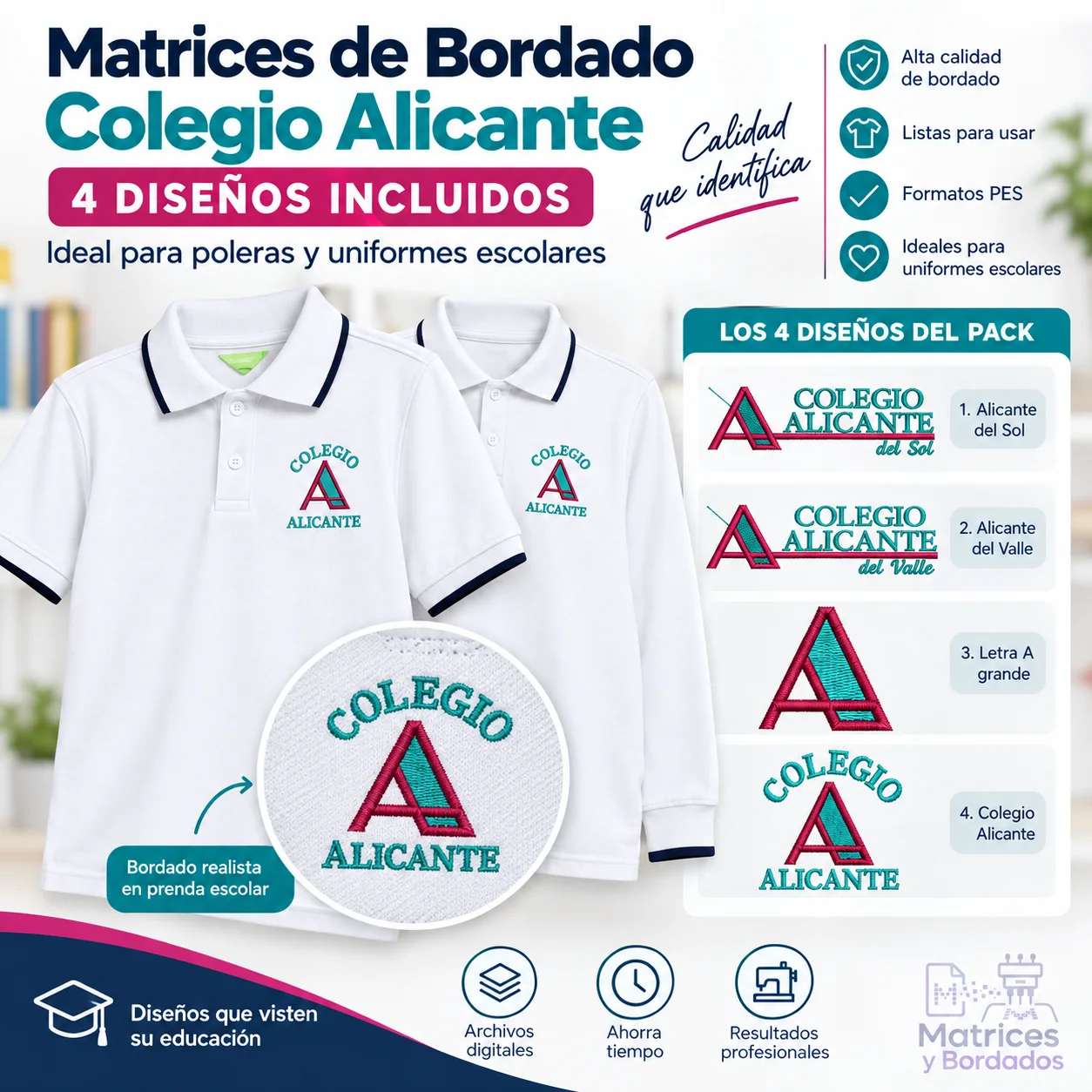 4 Matrices Colegio Alicante