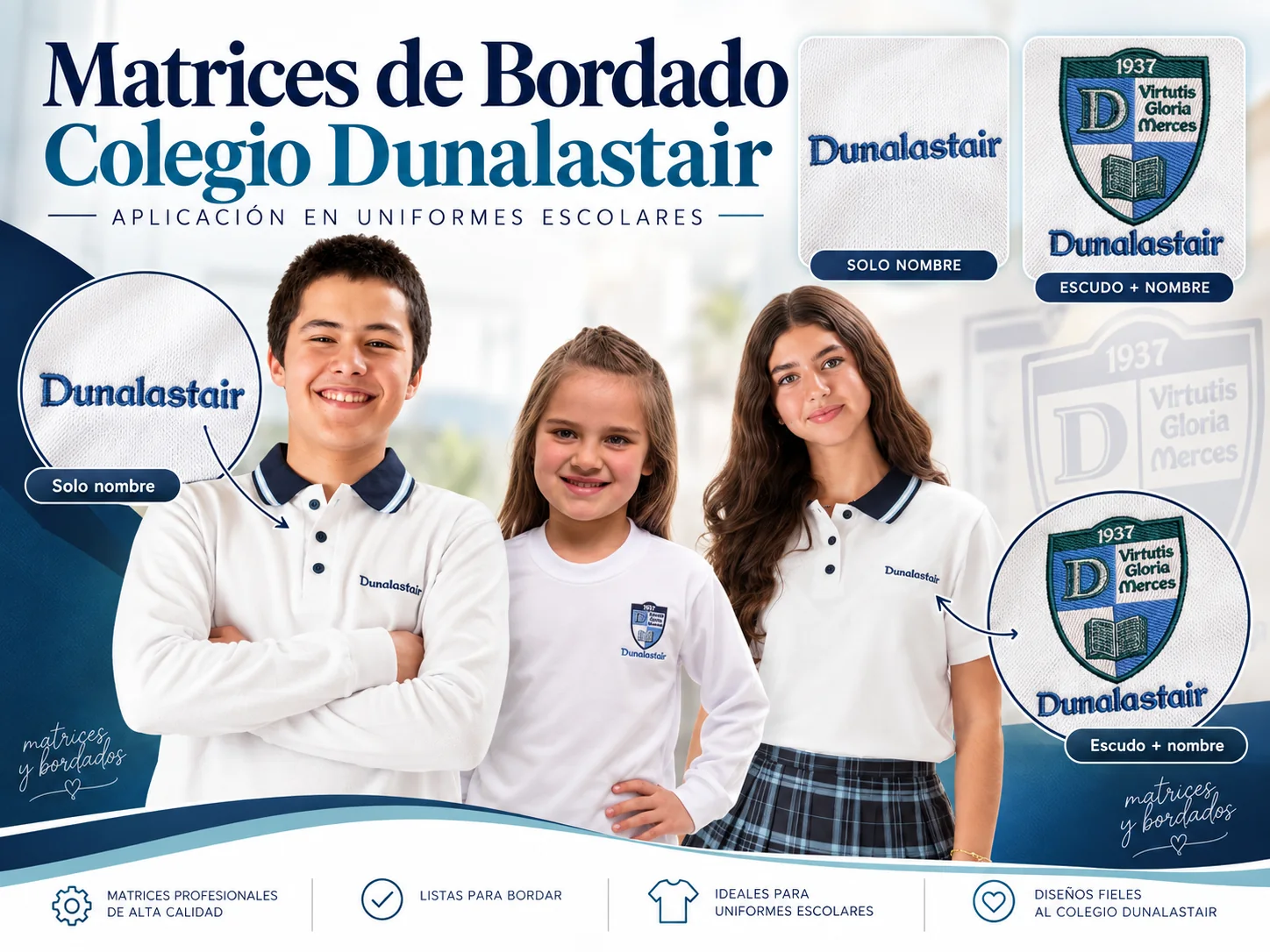 4 Matrices Colegio Dunalastair Las Condes