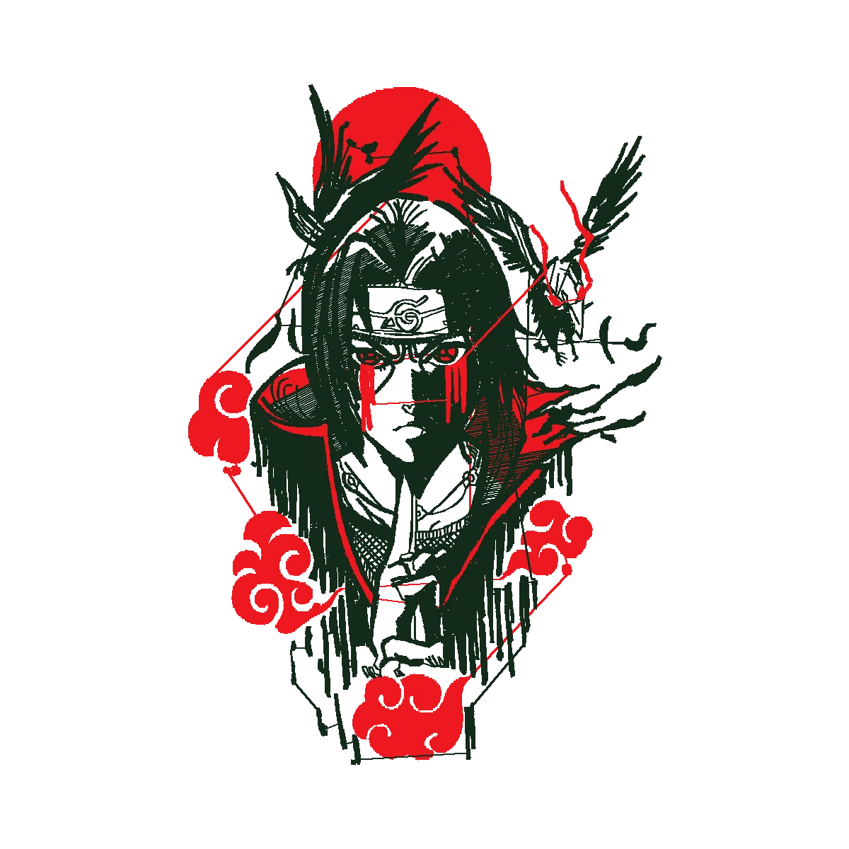 Diseño itachi eagle 6,8IN