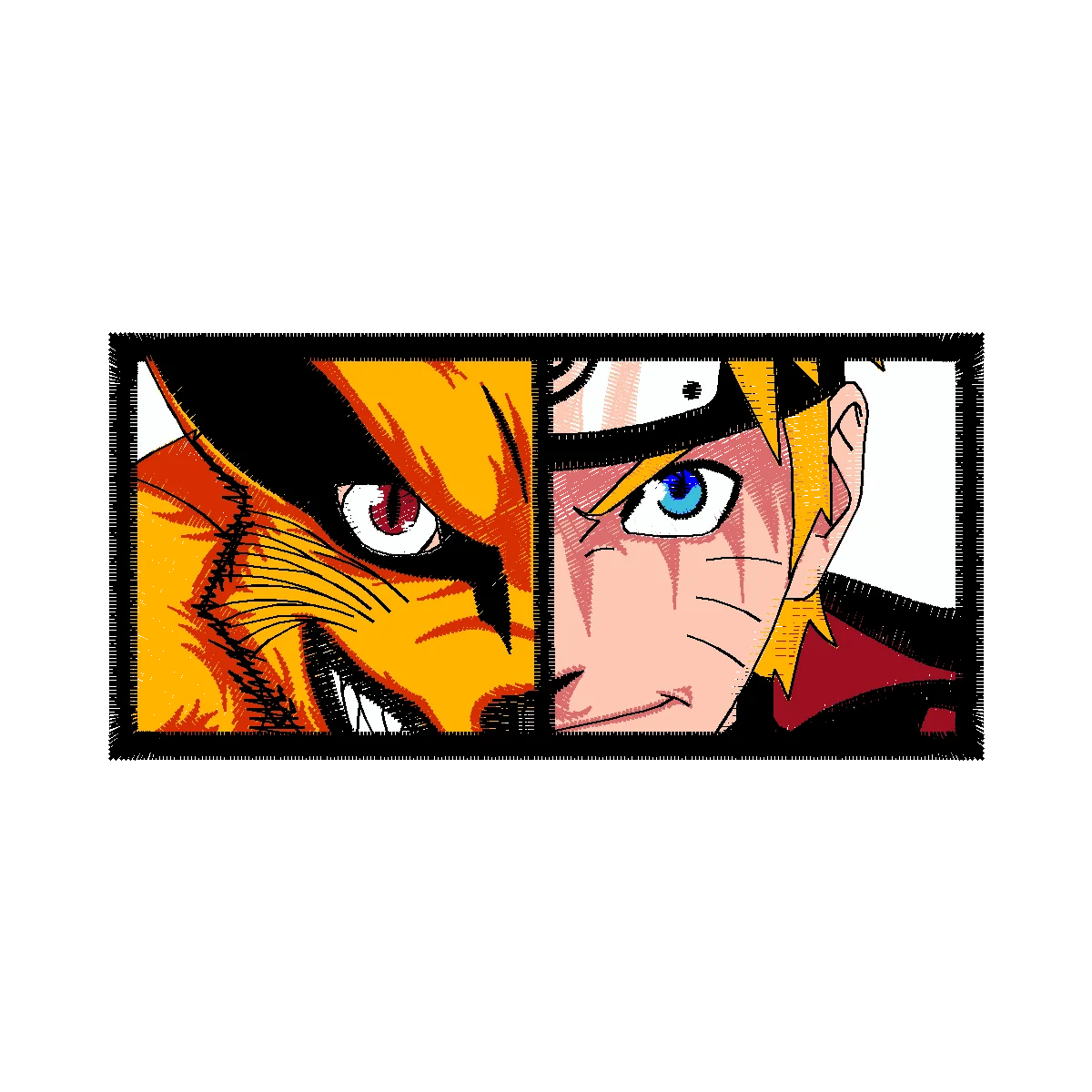Diseño Naruto & Fox 4 INCH