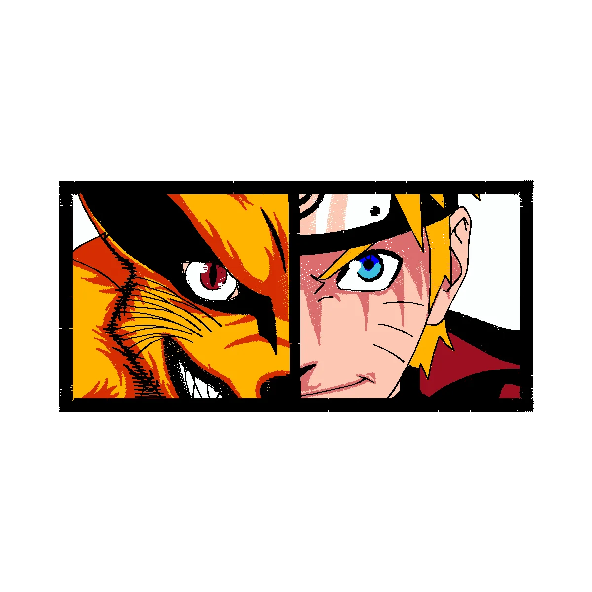 Diseño Naruto & Fox 5 INCH