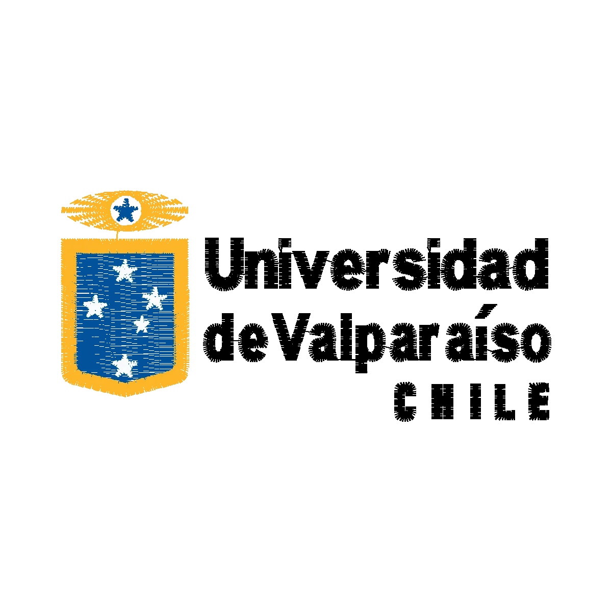 Diseño uvalpo letras negras