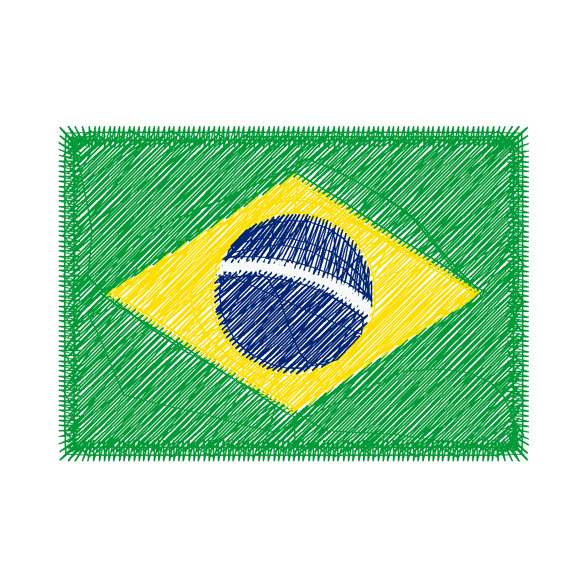 Diseño Bandera Brasil4