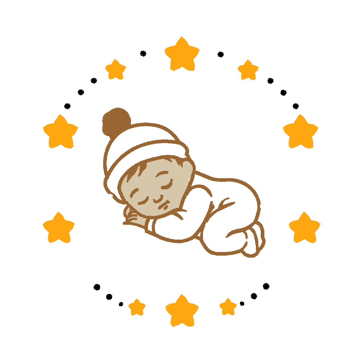 Diseño bebe estrellas