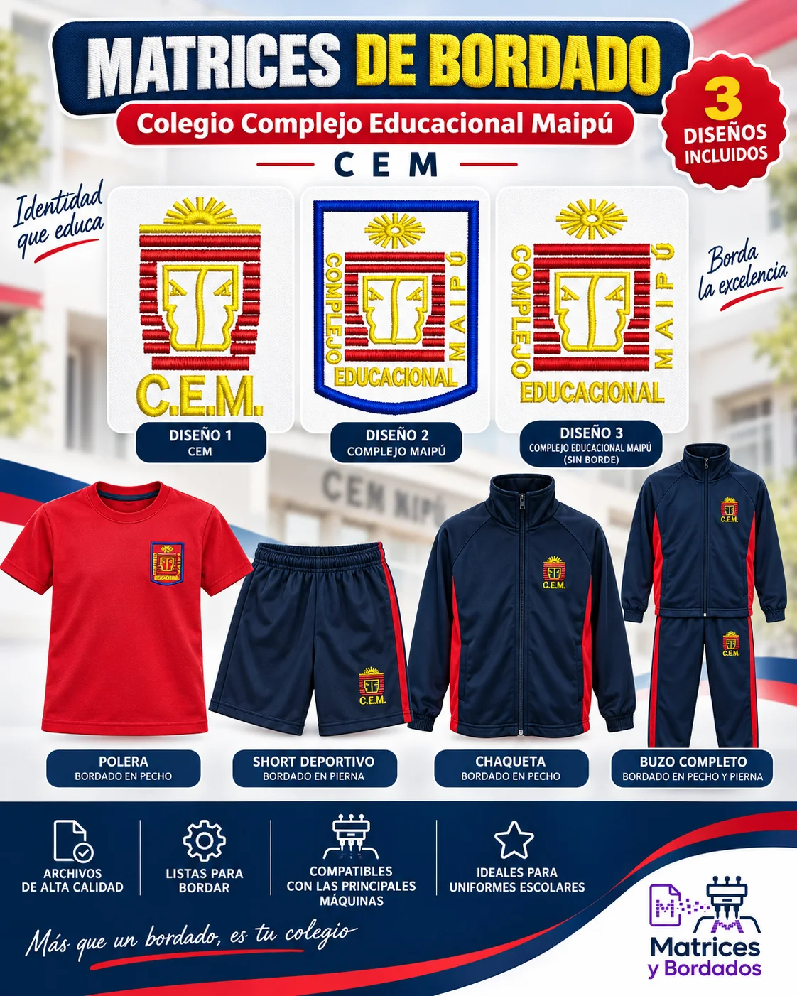 3 Matrices Complejo Educacional Maipú CEM
