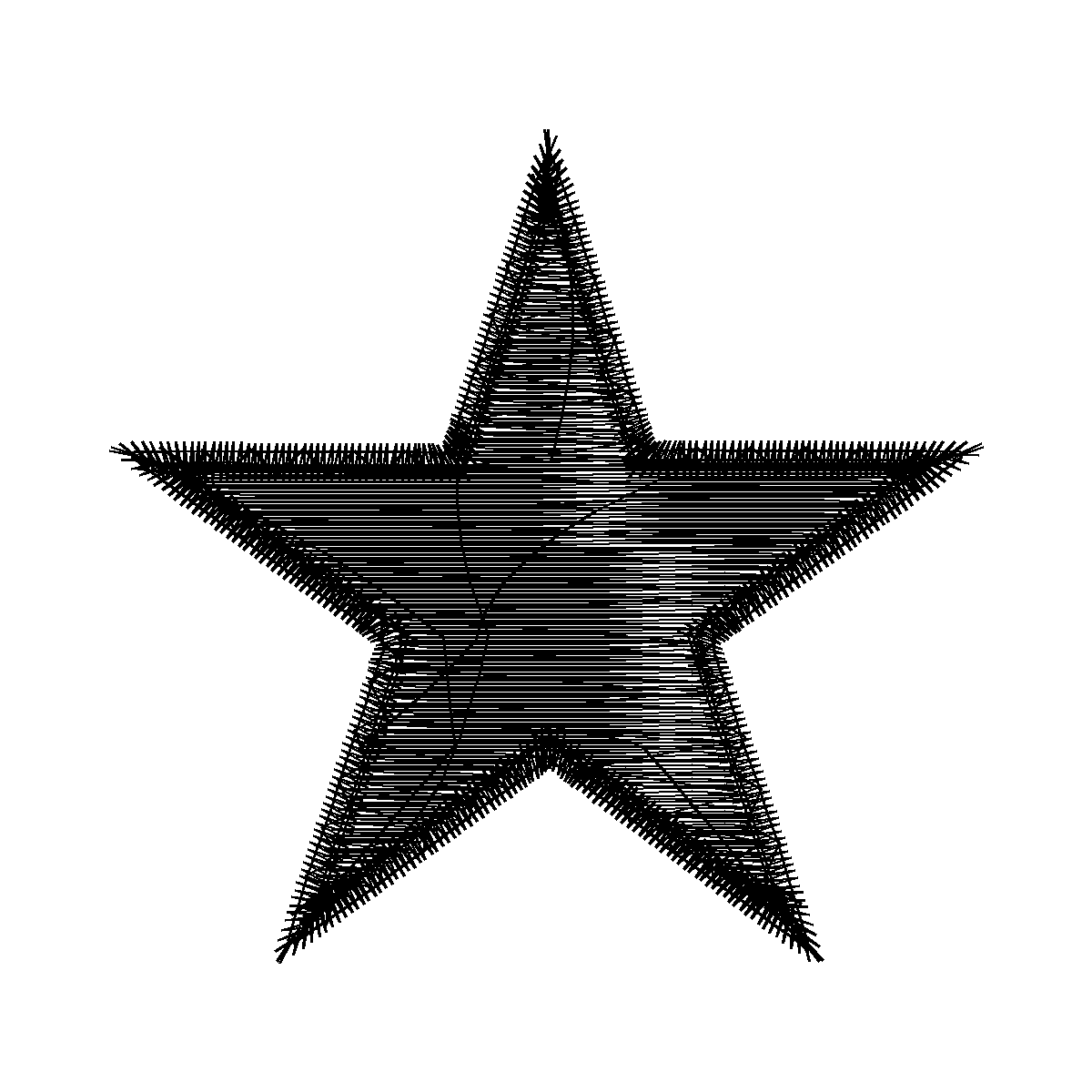 Diseño ESTRELLA BORDE