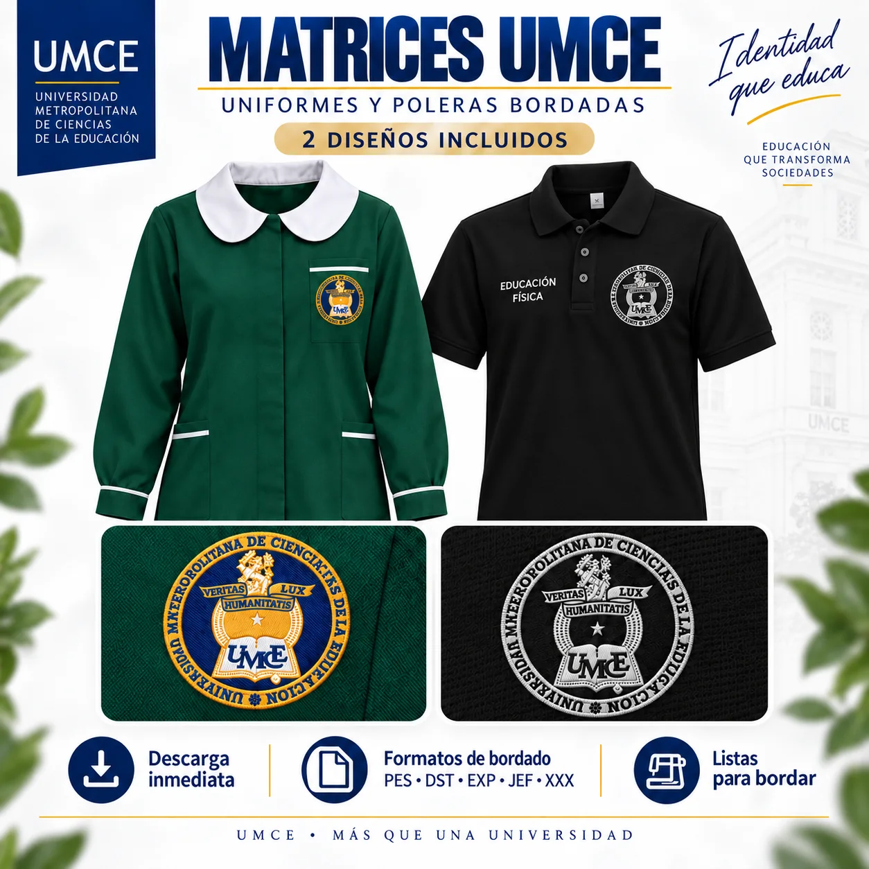 Pack 2 Matrices UMCE para Bordado