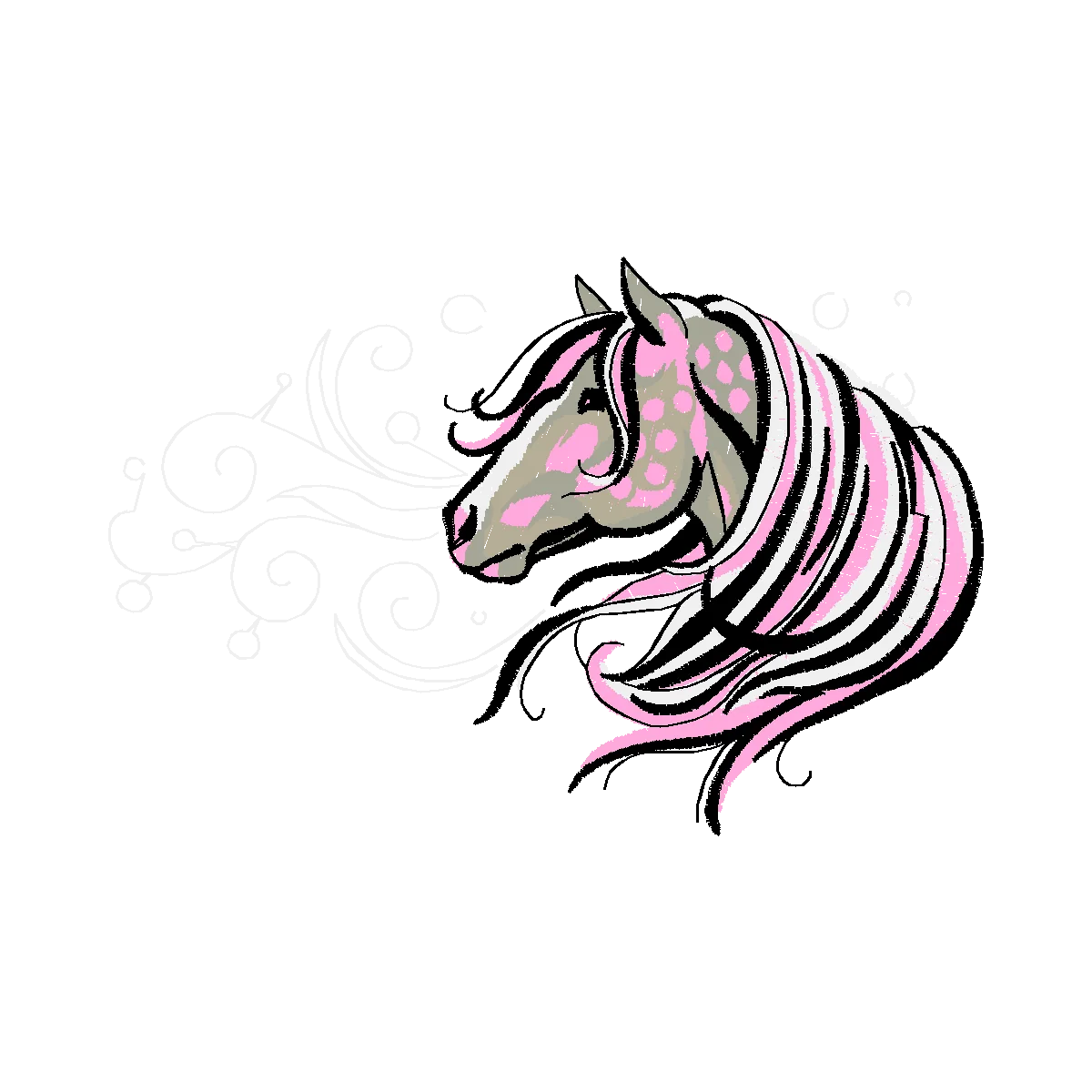 Diseño CABALLO GRIS