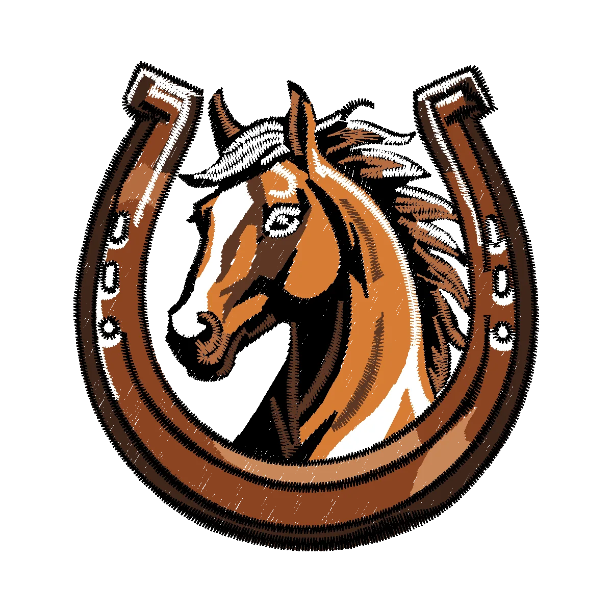 Diseño caballo herradura