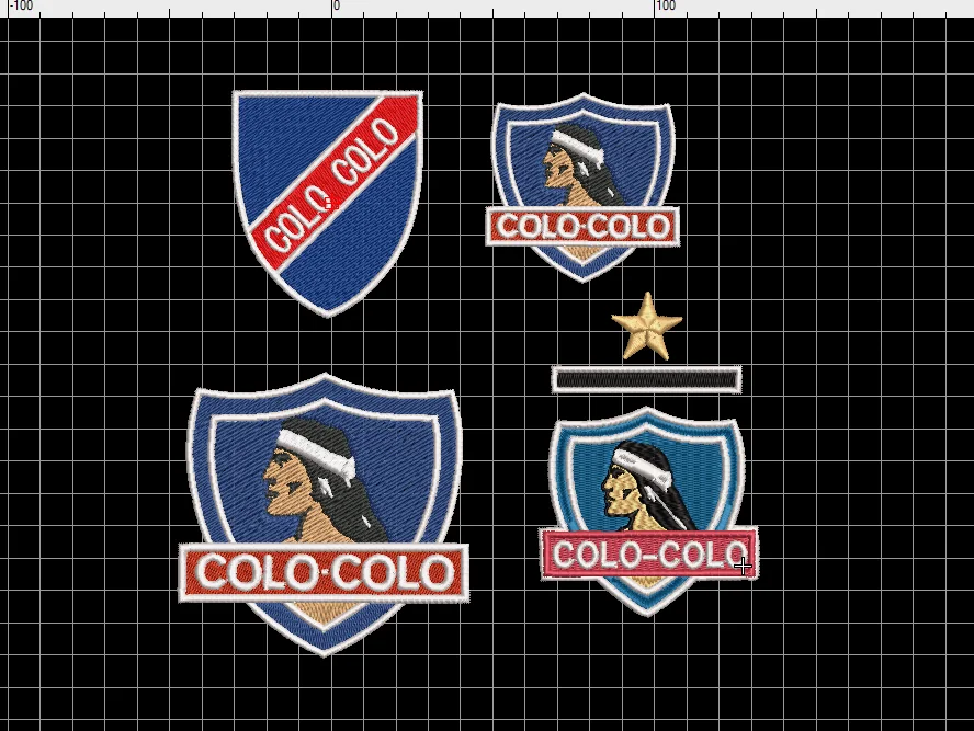 Pack 3 matrices Club Deportivo Colo-Colo