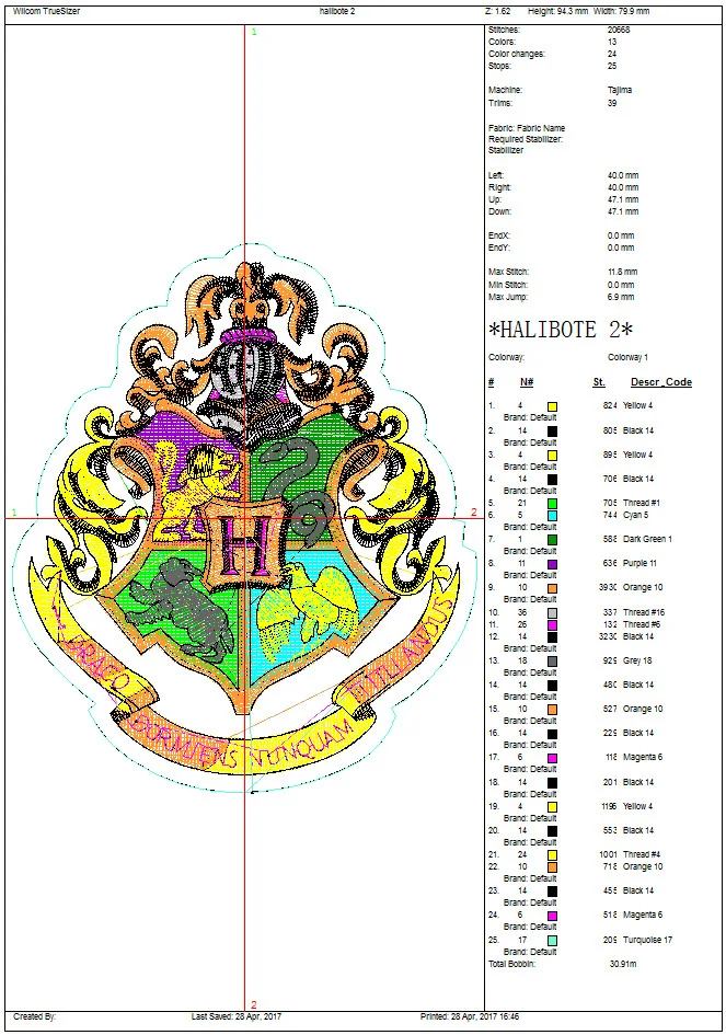 Diseño Hogwarts