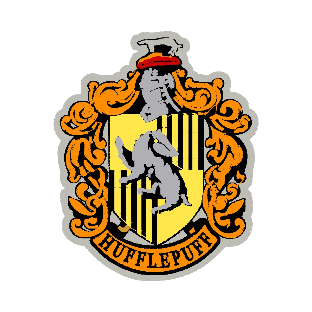 Diseño Hufflepuff 5 Inch
