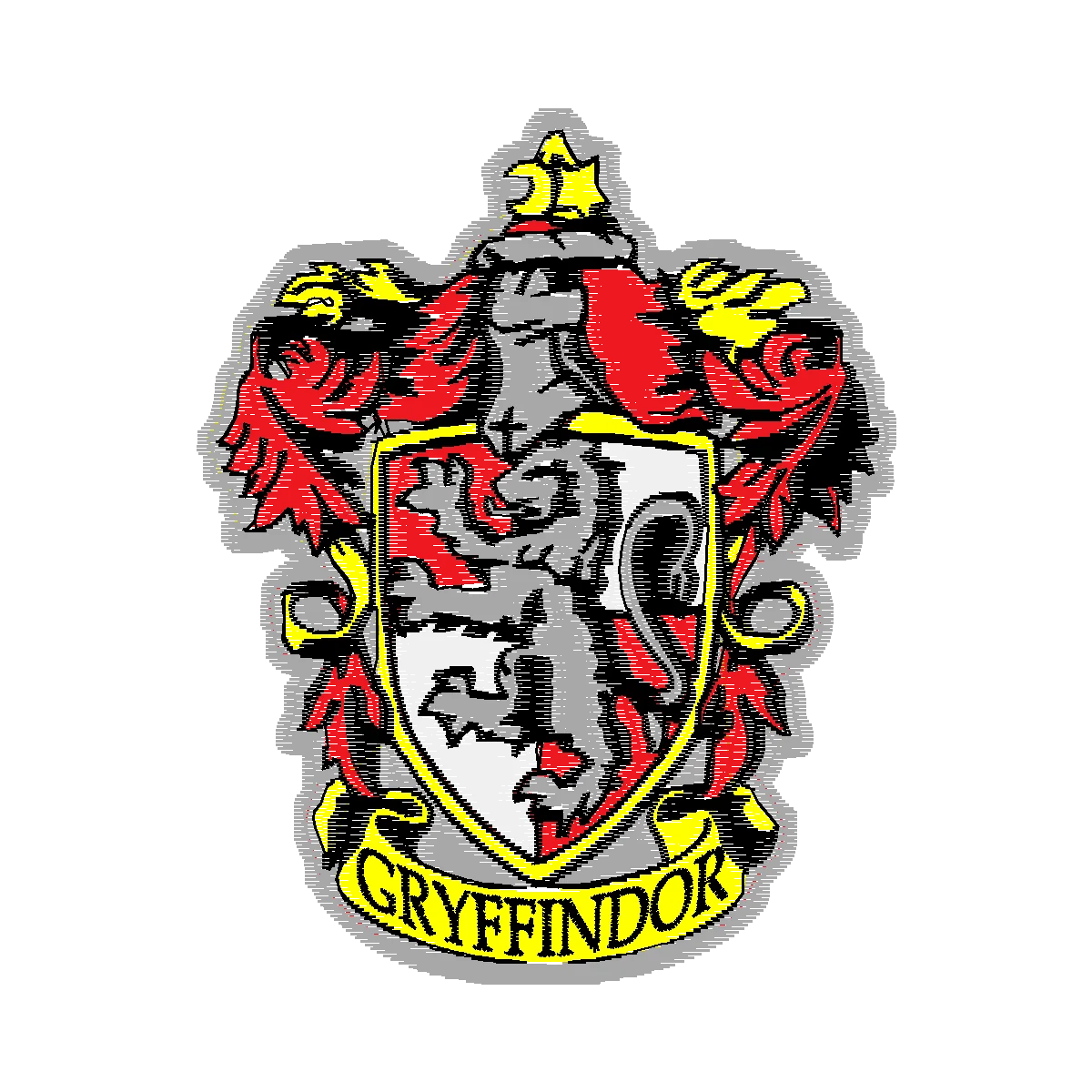 Diseño Potter Gryffindor Crest 5_85 Inch