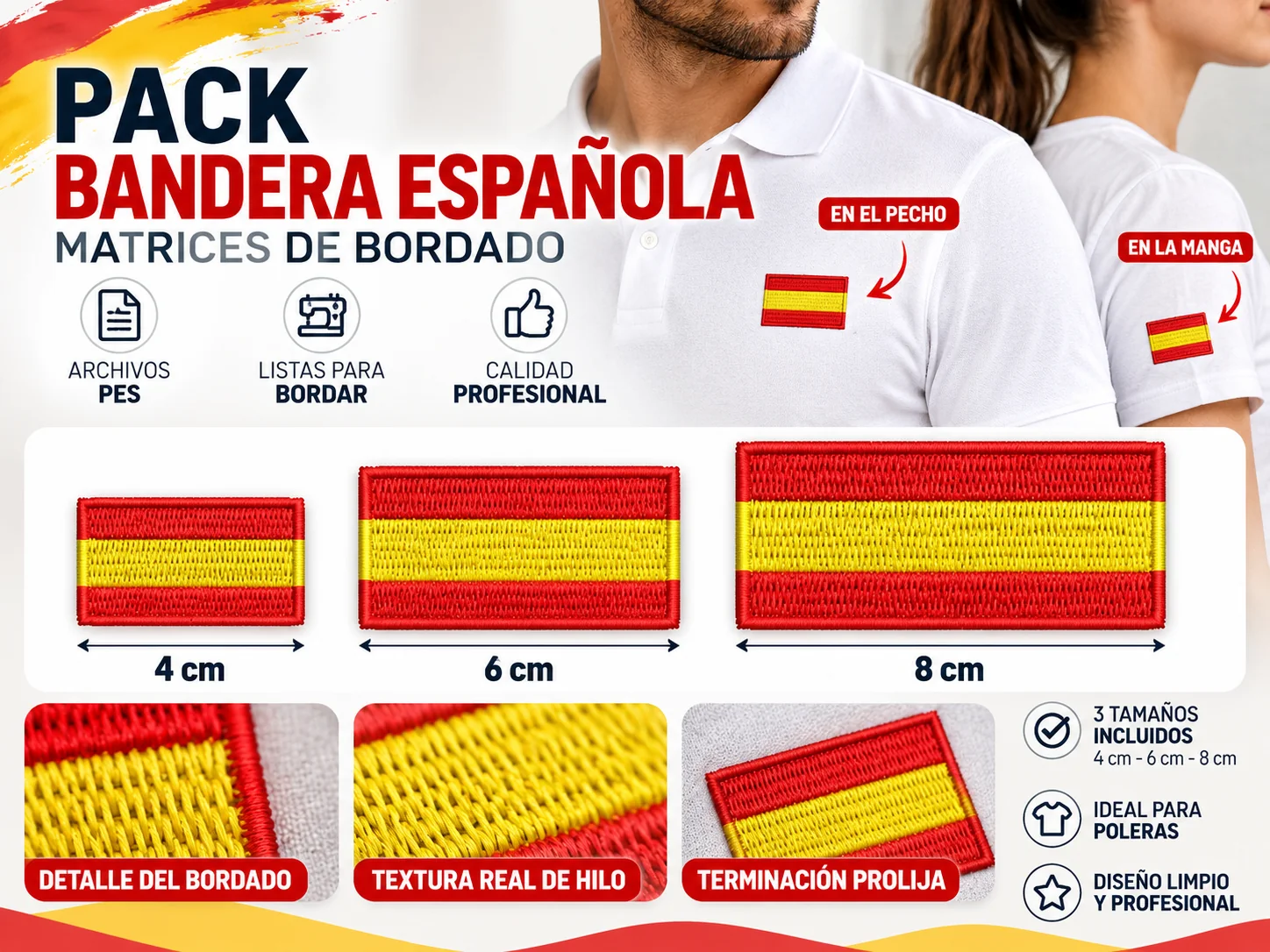 Pack Bandera Española
