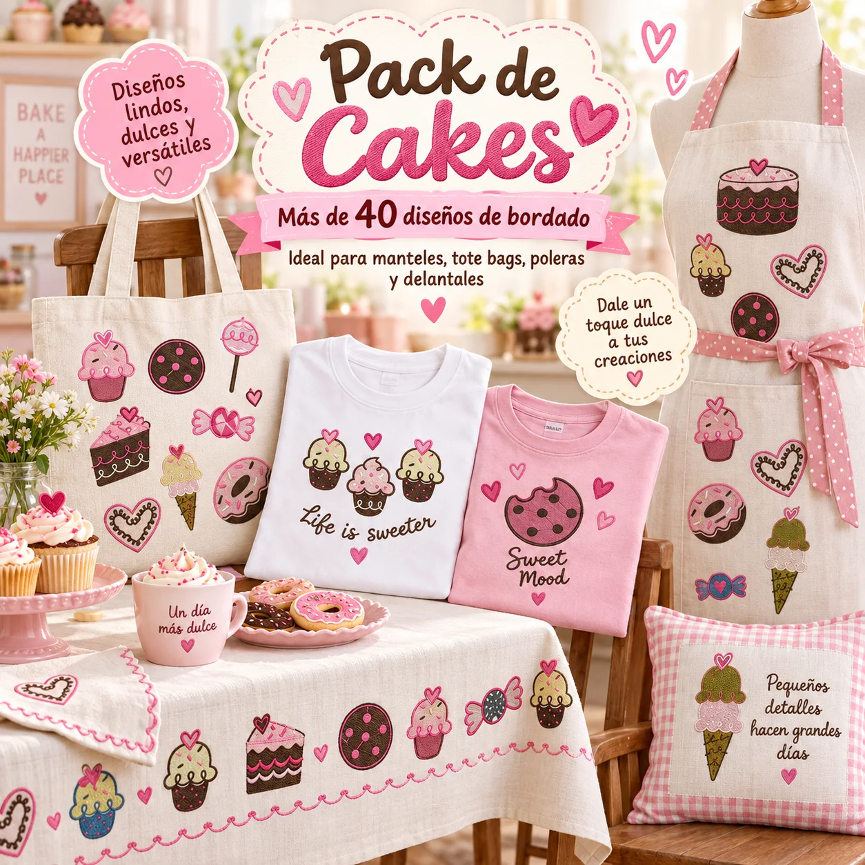 Pack de Matrices Cakes y Dulces