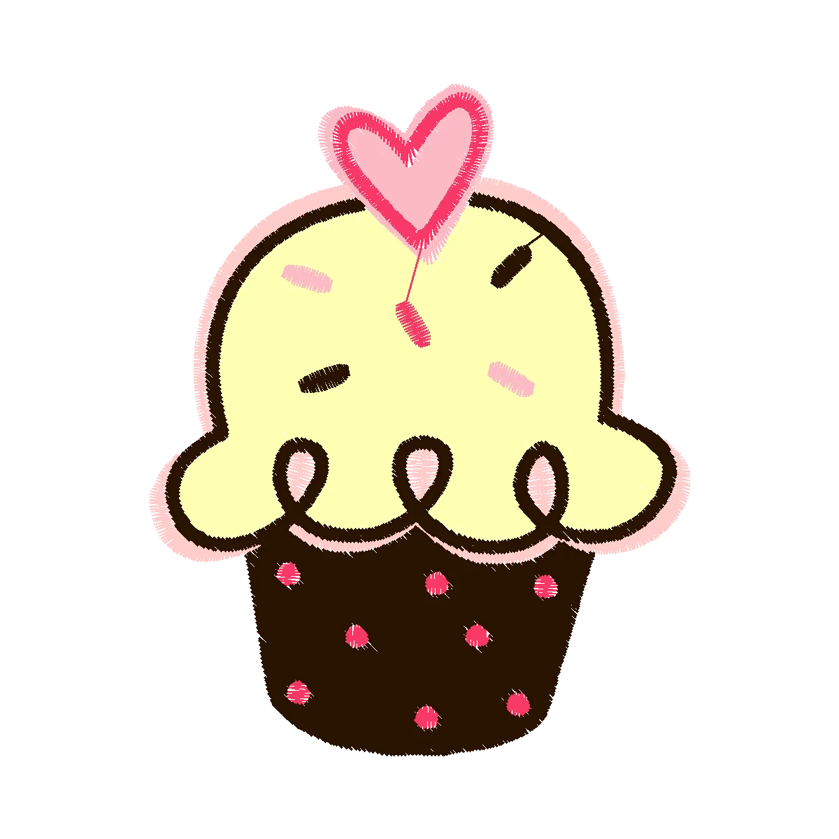 Diseño 2CUTECUPCAKE4INCH