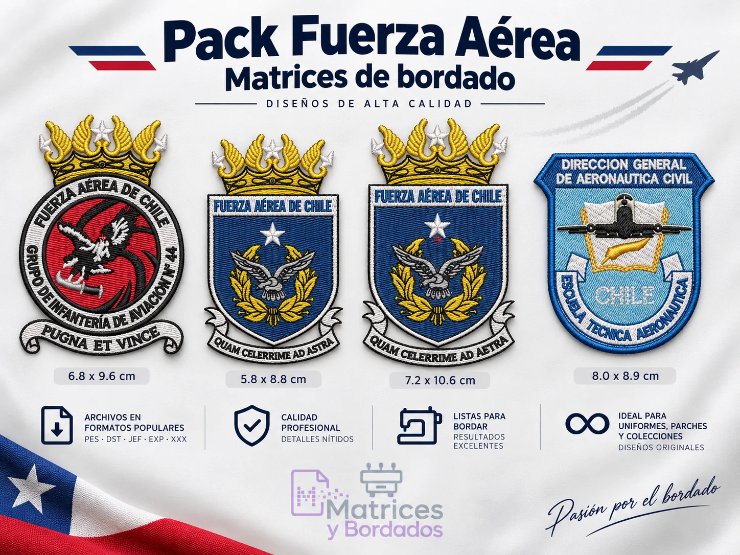 Pack Fuerza Aérea y Aeronáutica Civil