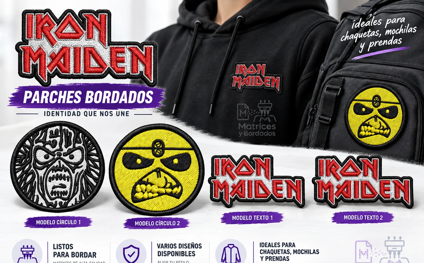 Parches Iron Maiden